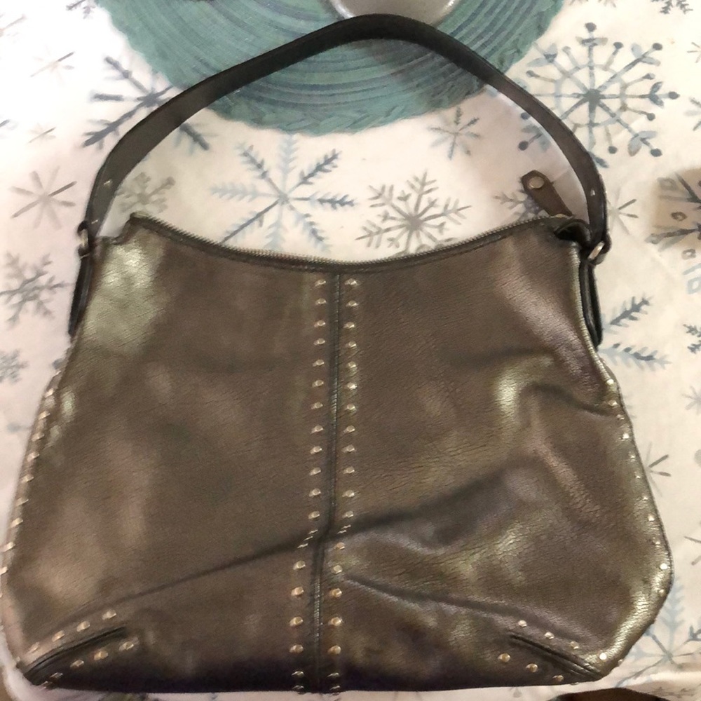 Michael Kors holiday pewter bag